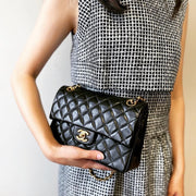 CHANEL classic flap medium size lambskin bag